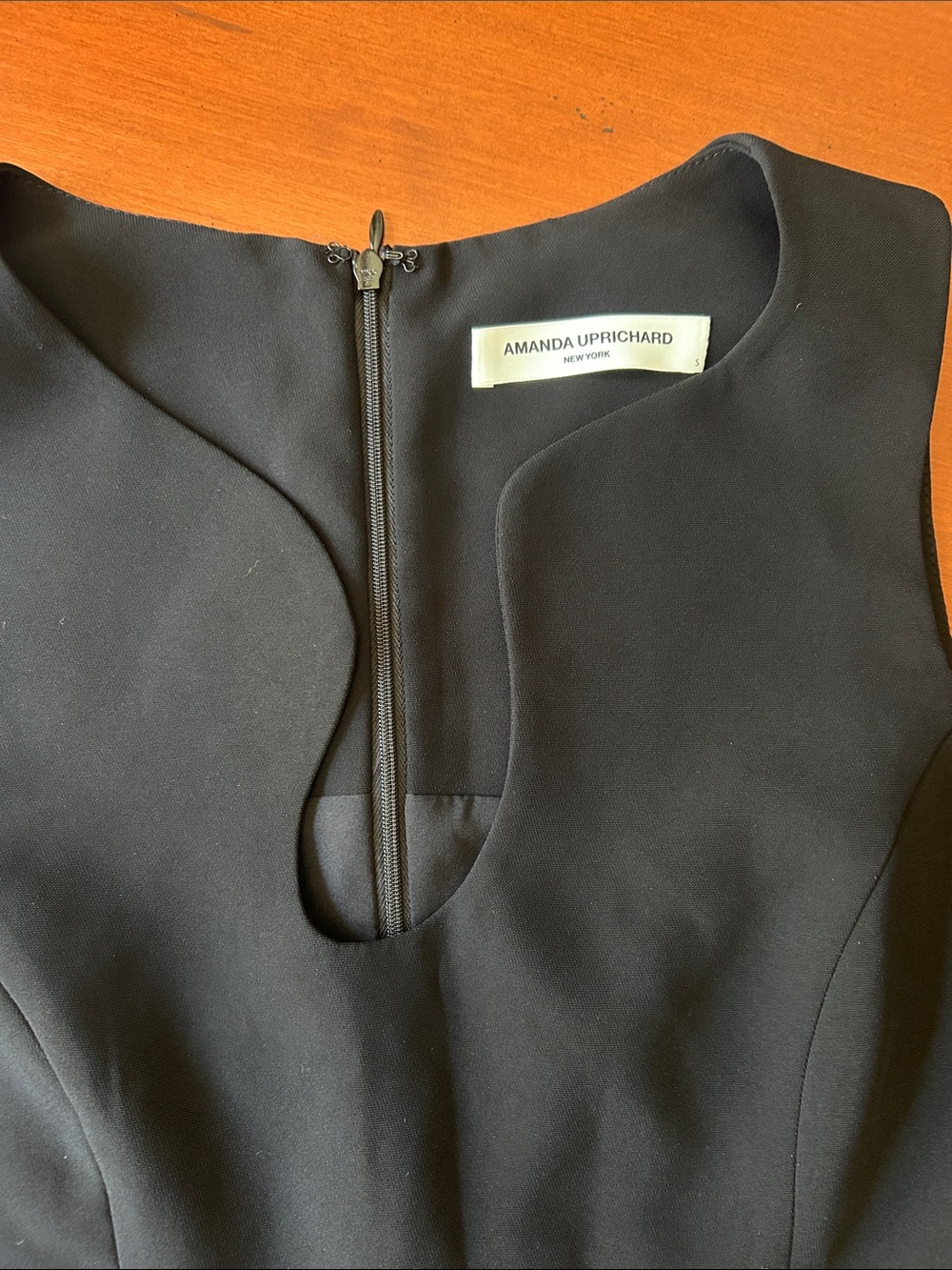 Amanda Uprichard Black Sleeveless Mini Sheath Dress - Small - Picture 2 of 7